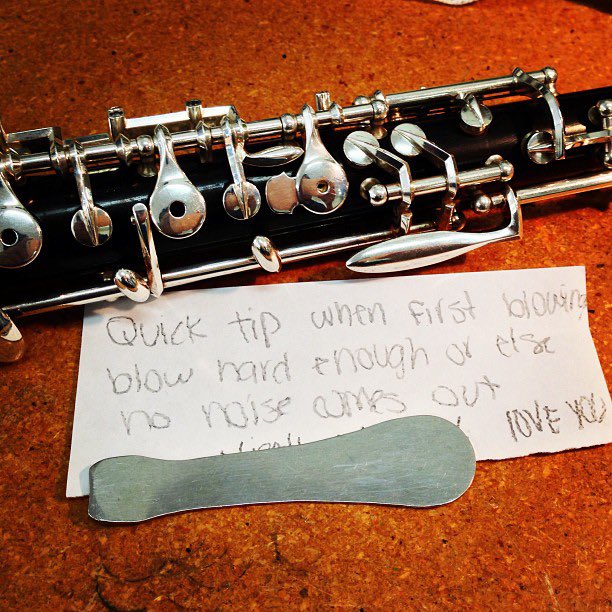 sguminww's tweet image. Cleaning out photos in my phone and this gem came up. #oboeproblems