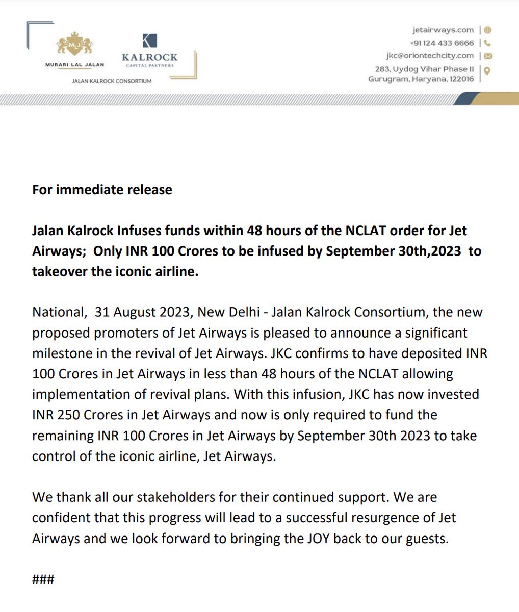 Announcement <a href="/JalanKalrock/">Jalan Kalrock Consortium</a>