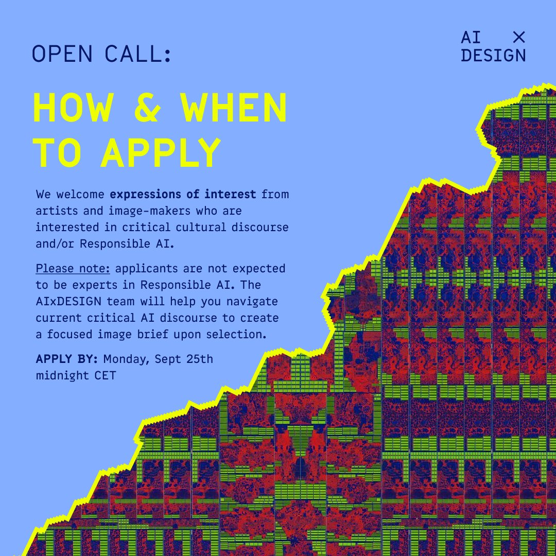 AIxDesignCo's tweet image. Calling Artists and Image-Makers! 🦩 Let's challenge stock photo clichés and reshape the way we see AI. Intrigued? This is your chance to make a lasting mark on the tech narrative and receive a €1500 stipend for your contributions. Apply by Sept 25th &amp;gt;&amp;gt; buff.ly/45TDxtK