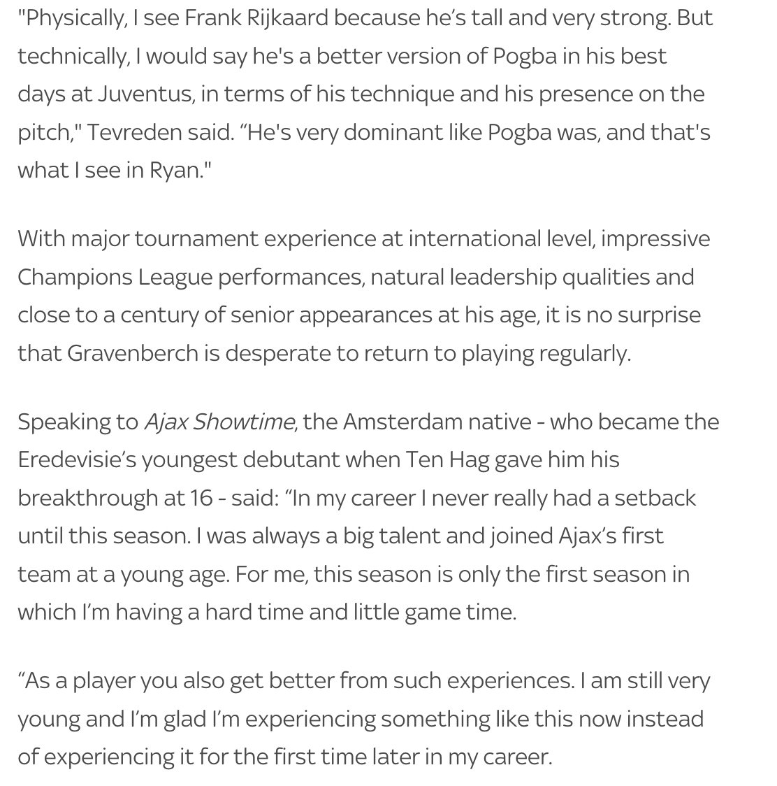 Analysis on Ryan Gravenberch from April, when Liverpool started to really put this move in motion. Reminder: Before he opted to go to Bayern from Ajax, he was on the club's shortlist of 3 midfielders they felt could develop into game-changers. Other two: Bellingham, Tchouameni