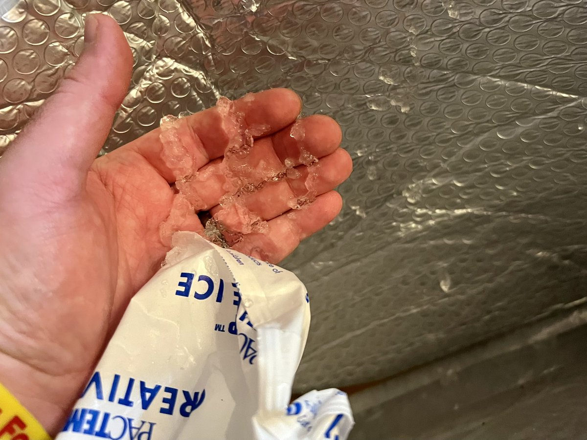 RealRichardT's tweet photo. Hey @misfitsmarket who taught you how to pack groceries??
No wrapping for the produce, blueberries and cherry tomatoes UNDER the freezer bag, a ripped open freeze back AND broken eggs… https://t.co/sjnvBlHLrX
