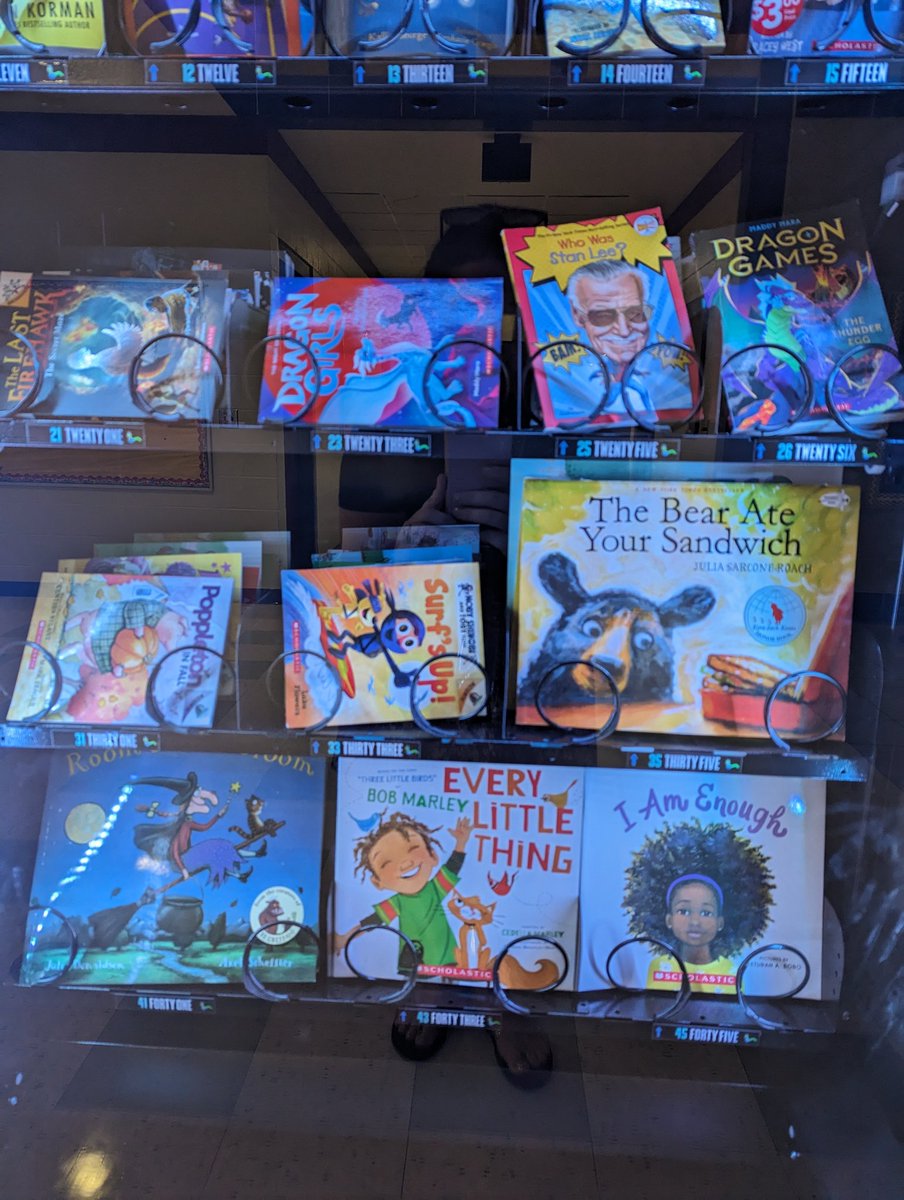 Extra Extra, read all about it!!! Our BRAND NEW book vending machine is stocked and ready! A HUMONGOUS thank you to our AMAZING PCC for bringing this into our lobby!