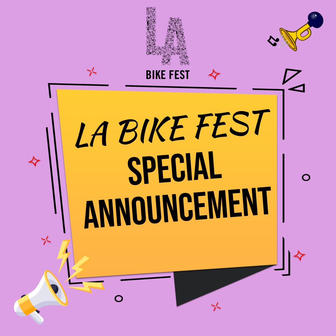 heybikela's tweet photo. Exciting new announcements about LA BIKE FEST!! click the link to find out https://t.co/ZbYEgFrFp4 https://t.co/Wfct3v76CD