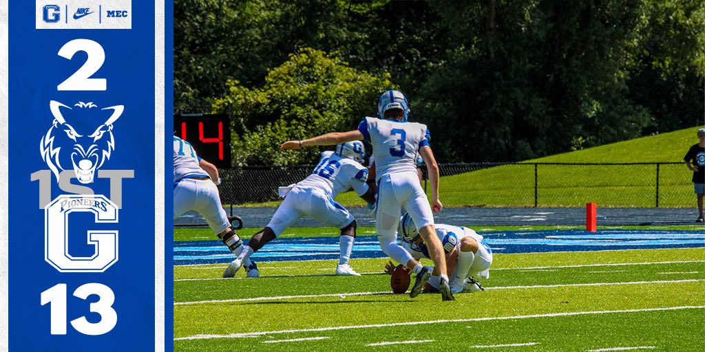 Leading through the 1st. #GoPioneers | #GSUvsNU