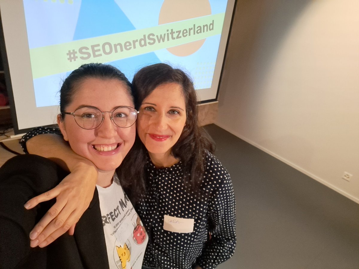 me__emi__'s tweet photo. #SEOnerdSwitzerland: what a great opportunity to lecture on technical marketing in Zurich! Thank you @moccandsayegh and @isaline_margot, I enjoyed every bit of it β€οΈπ€π«π©βπ«π¨π #technicalSEO #WordLift #SEOnerd https://t.co/BAoIapaVUy
