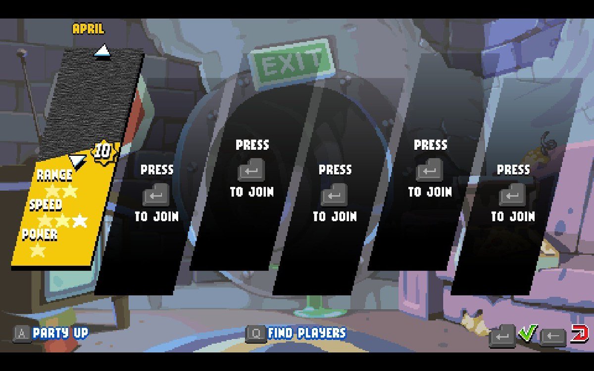 ArizonaColt_'s tweet image. My Shredder's Revenge is bugged after the update. Leo is the only one who shows up on the character select screen, and has his normal textures. Every other character has messed up textures. #ShreddersRevenge  #DimensionShellshock