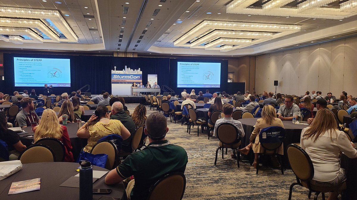 StormTrapSW's tweet photo. StormTrap had a great time exhibiting at #StormCon this week! The conference provided excellent networking opportunities and educational sessions for stormwater professionals. Thank you to everyone who came out! #StormCon2023 #Stormwater #Innovative https://t.co/YmQxa3SjZb
