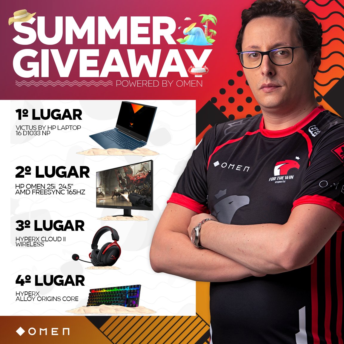 Boas a todos!!!
Verão a acabar e quase no regresso às aulas e nada como acabar esta temporada da melhor forma com a <a href="/OMENbyHP/">OMEN</a>.

Participa em: ftw.army/zorsummer23

Qualquer dúvida já sabem onde me encontrar:
twitch.tv/zorlakoka 😎