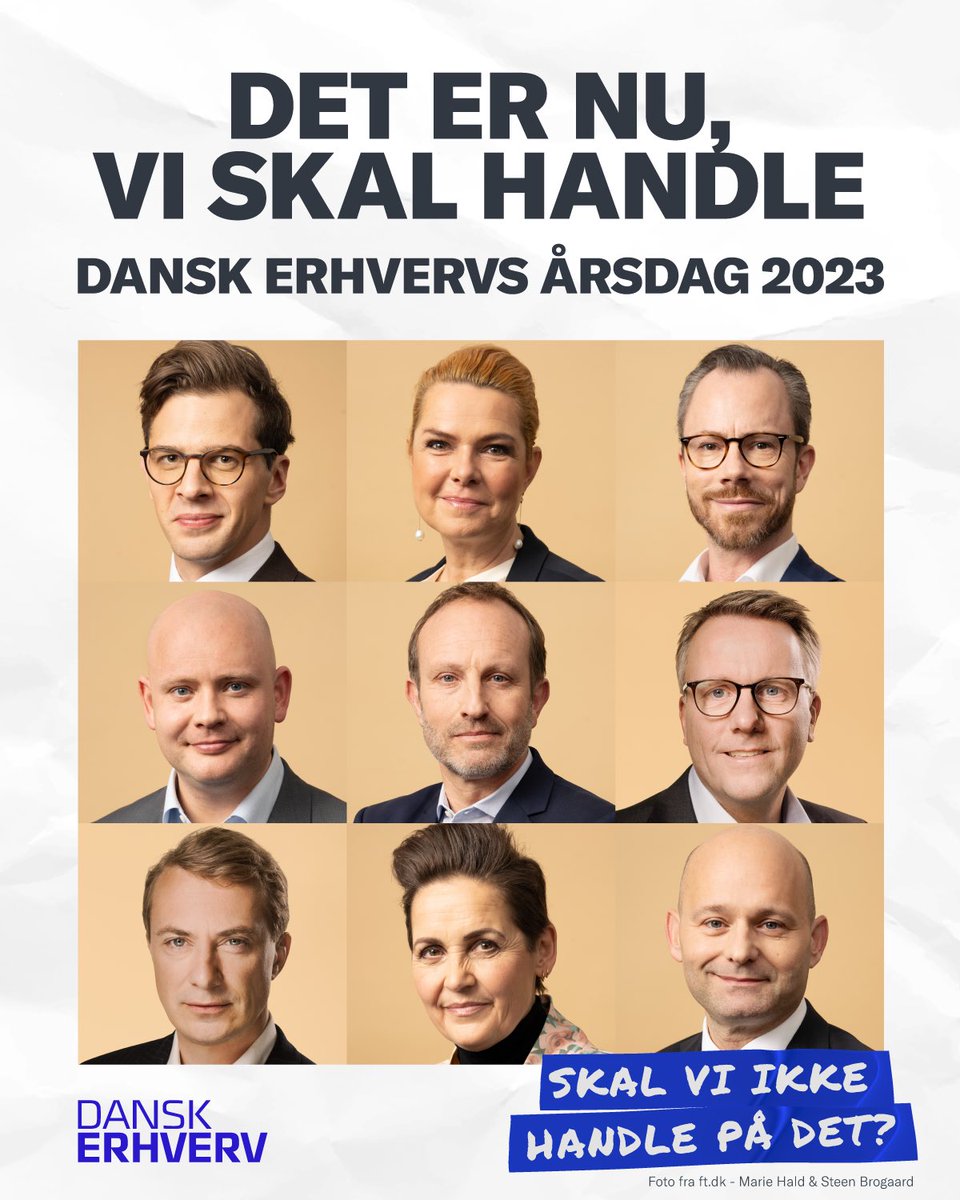 Hvordan sikrer vi den fornødne arbejdskraft til at løse fremtidens udfordringer? Den debat tager vi, når vi på onsdag d. 6. september inviterer til årets første partilederdebat til Dansk Erhvervs Årsdag i Øksnehallen. Læs mere her 👉 danskerhverv.dk/dansk-erhvervs…