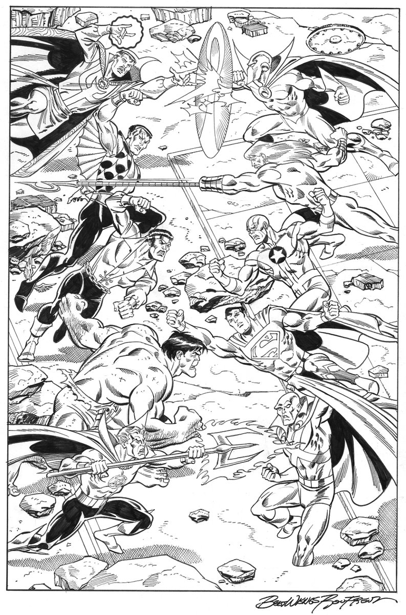 #JusticeLeague Vs. Defenders by #RonFrenz hombredebronze.blogspot.com/2023/08/justic…