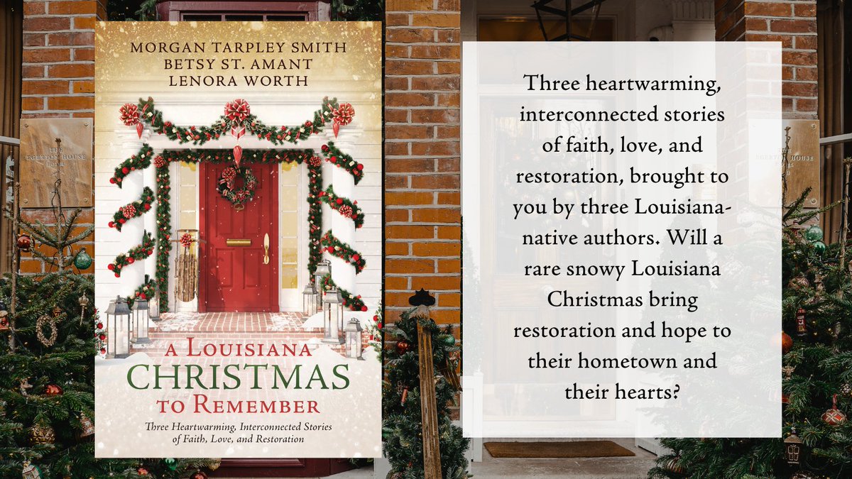 The Christmas season is fast approaching and we have the perfect, uplifting short story collection to get you in the Christmas spirit 🎄

Grab a copy of A Louisiana Christmas to Remember at your favorite retailers.