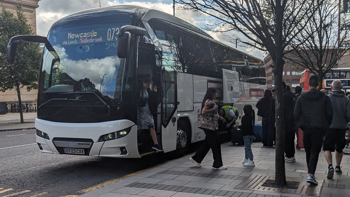 DylanReports's tweet image. Up this Friday, we&apos;ll be taking a look at low-cost coach operator, FlixBus, travelling between Leeds and Newcastle. Got to say, I was very surprised with the FlixBus experience, and in a good way!

Video goes live at 4pm BST tomorrow 😁