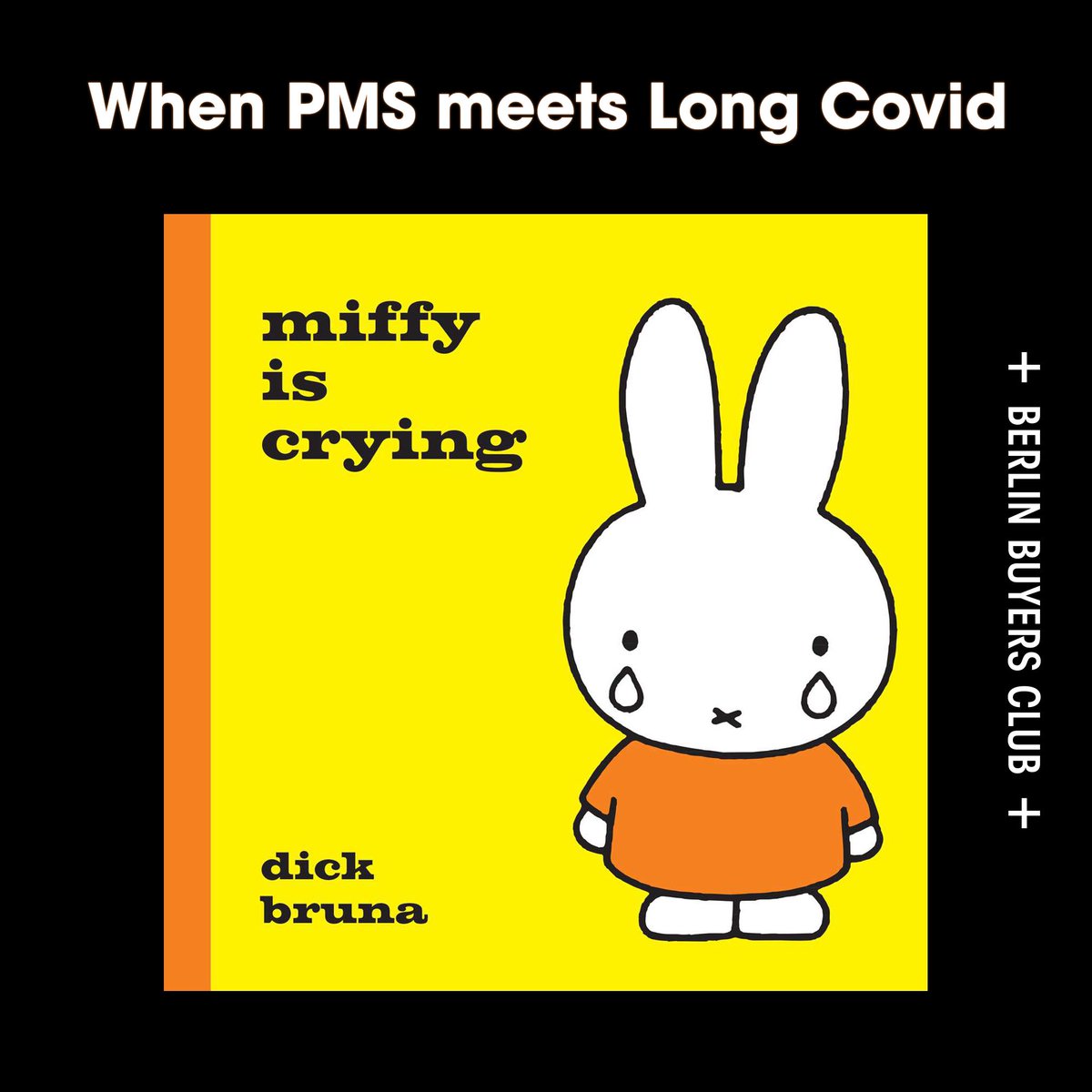 Having PMS & Long Covid collide honestly feels illegal #CureLongCovid 
Poor Miffy