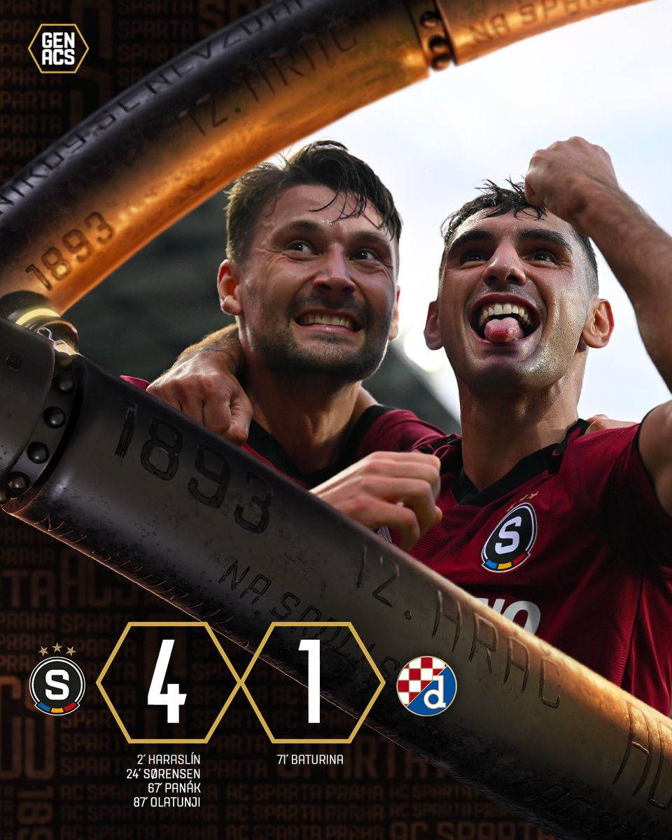 ⭐️⭐️⭐️ VÍTĚZSTVÍ A POSTUP!!!!

Záhřebu jsme v odvetě vstřelili čtyři góly a postupujeme do základní skupiny Evropské ligy!!!! 😍 #acsparta #UEL