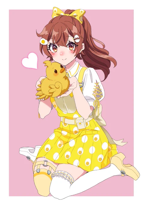 ファンティアに投稿しました!「Commission for @/renniesaurus 3」   再びVtuberのrennieさんのイラストを描かせていただきました～!(*'∪`*)#イラスト #vtuber #ポニーテール #デバッカーズ 