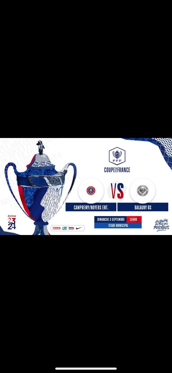 USBalagny's tweet photo. Entrée en lice de nos Blancs et Noir ce week-end contre l’Entente Campremy/Noyers…

ALLEZ BALAGNY ⚪️⚫️ https://t.co/rePyP7wF4c