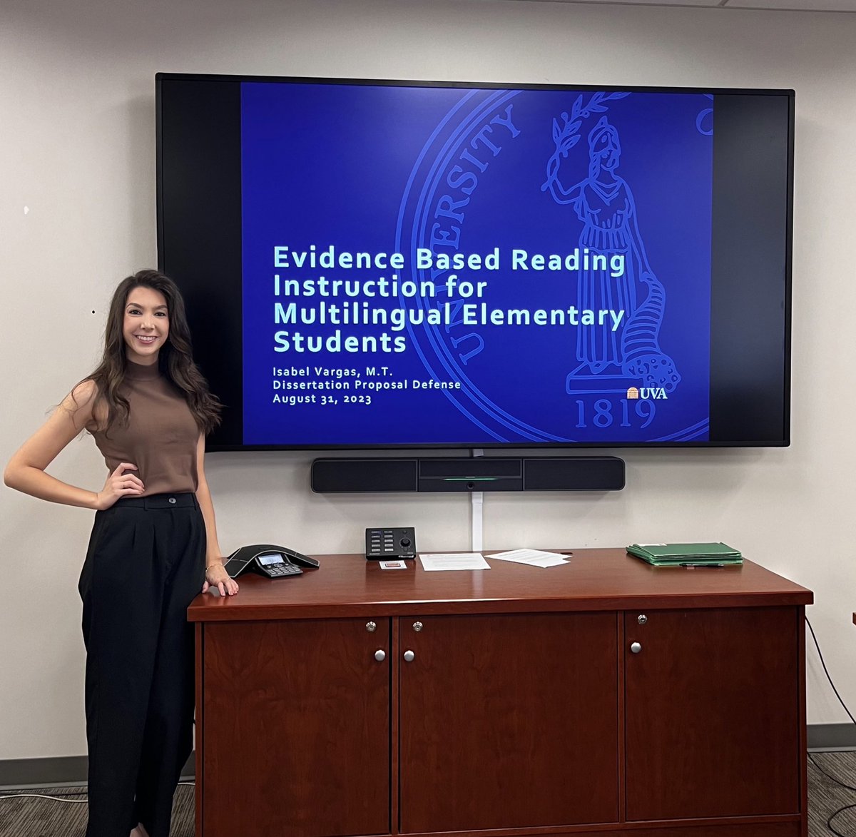 Congrats to Isabel Vargas on a wonderful dissertation proposal. I think you have now advanced to candidacy?!? I can't wait to see how your research evolves! <a href="/Isabel_Vargas22/">Isabel Vargas-Bell</a>