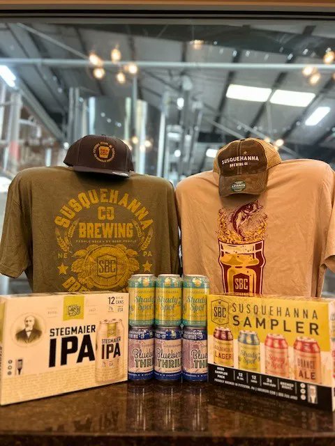 SBCbeer's tweet photo. Don't get caught in this weekends heatwave without your favorite SBC or Stegmaier beer! 
6 packs, cases, crowlers, growlers, you name it, you got it!
Stop by the brewery tonight on your way home and start your weekend early!
#SBCBeer #brewedright https://t.co/Ro8Tr2zAvA