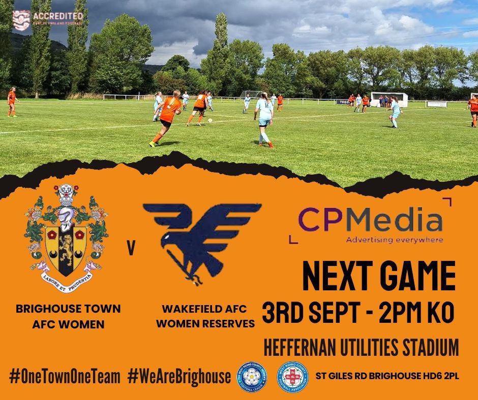 First league game THIS Sunday!! Can’t wait to get the season underway 🍊💪🏽
#onetownoneteam #wearebrighouse