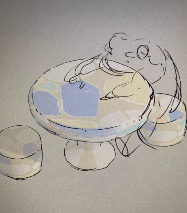 小物の形を取るのはblender便利久しぶりに触ったけどかえるに付き合ってもらって使えるくらいに勉強しようかな 