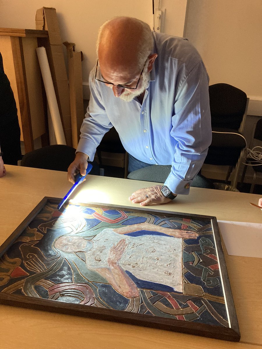 ArtAtYork's tweet photo. The art team from @UoYBorthwick &amp; the Estates @UniOfYork are enjoying a 2 day art handling course to make sure we take the best care of the hundreds of artworks in our collection! So many fab insights and great hands-on experiences! #UoYArt https://t.co/qzAVDVj2Gl