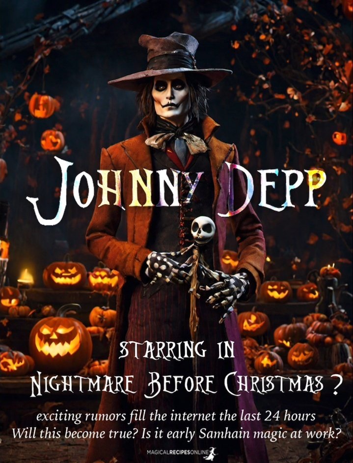 Fans Prepare for Johnny Depp's Live-Action 'Nightmare Before Christmas' -  Inside the Magic