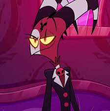 DeneaDubs's tweet photo. Post a HB and HH favourite and pass it on! 🤔🤔🤔🤔

I'm gonna cheat too! I can't choose between them! 

#HazbinHotel https://t.co/xkEz88EeoT