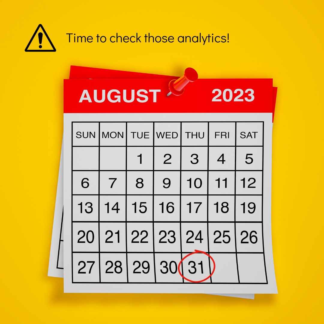 As we say goodbye to August, don't forget to measure your success for this month with analytics!  Dive into the data to understand what worked and refine your marketing tactics for the next chapter.

#AnalyticalEdge #SmarterMarketing
