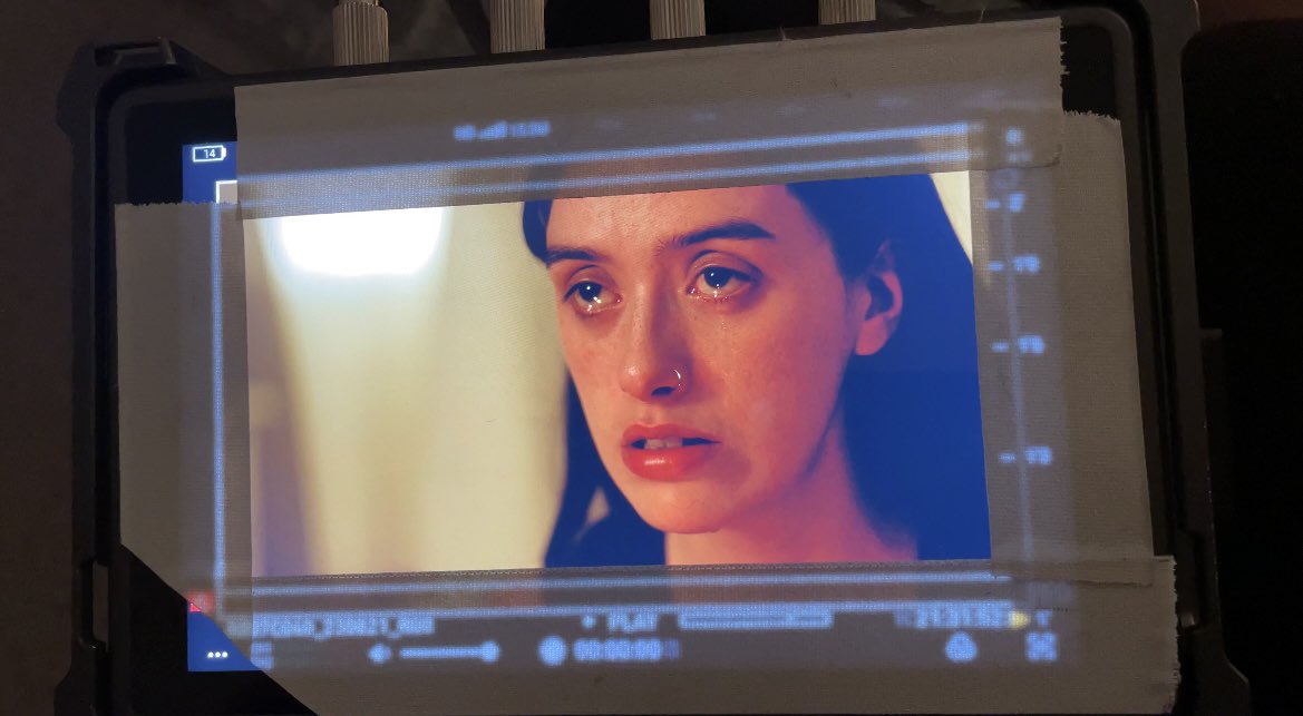 MolMcFarlane's tweet photo. I did some acting and…got paid for it. Very weird https://t.co/tSidqfkF3D