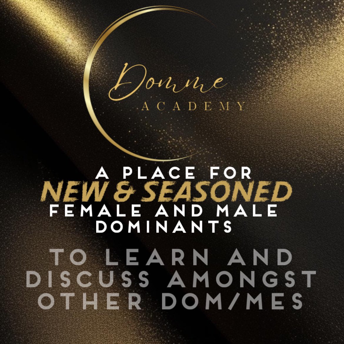 dommeacademydc's tweet photo. Looking to learn a new kink or master and broaden your knowledge? 
Join dom/me academy today!! 

• findom femdom dom domme BDSM • https://t.co/AP19jid3xS
