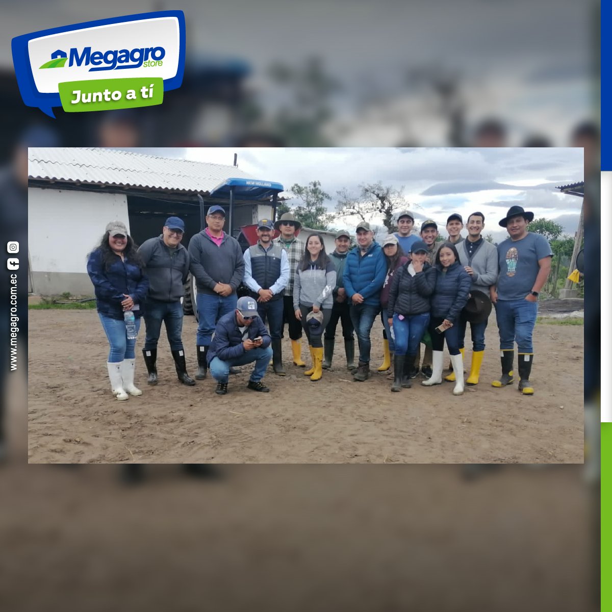 megagrostore's tweet photo. Compartimos el día de campo realizado con los estudiantes de Maestría de Nutrición Animal de la Universidad de Las Fuerzas Armadas en una Hacienda del sector de Machachi. Es un gusto para nosotros compartir experiencias con personas que aman el sector agropecuario como nosotros! https://t.co/IMPDQJImMc