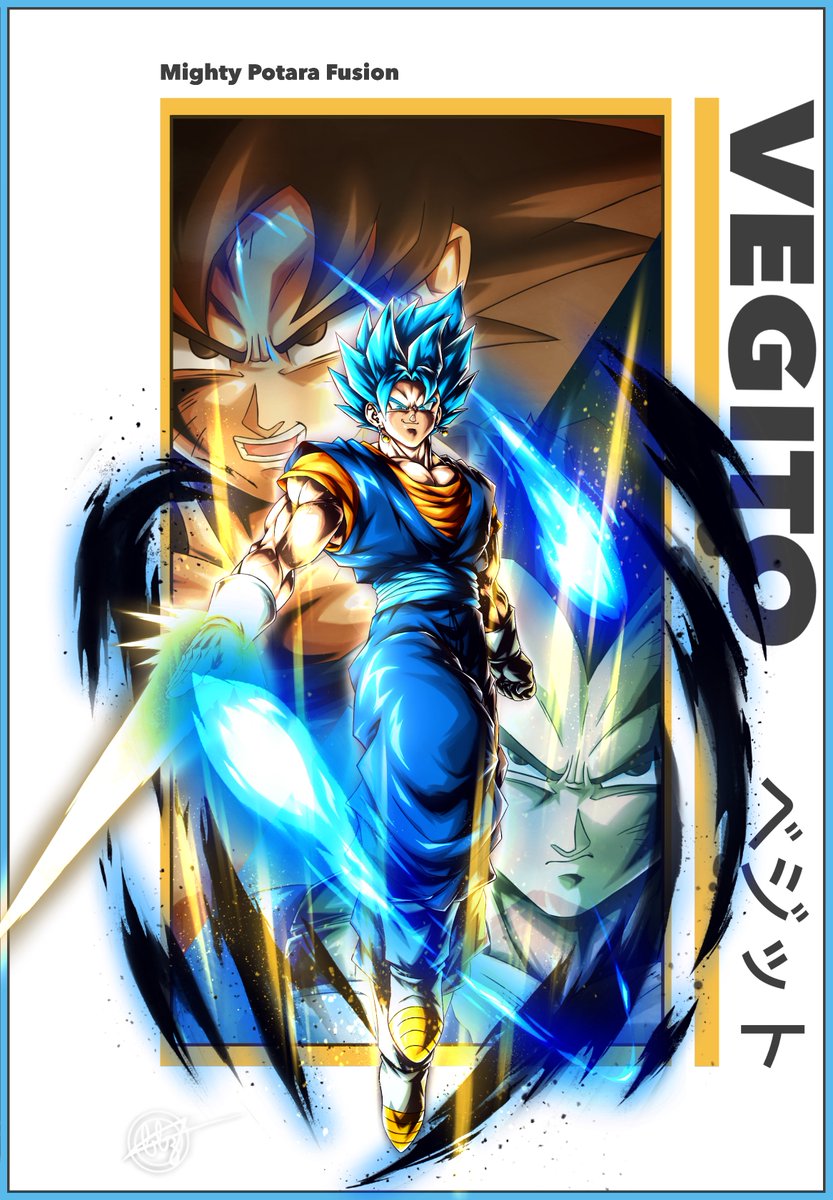 blz151101's tweet photo. Mighty Potara Fusion
SSGSS Vegito. 

Hope you like it. Feel free to share. 
#DBLegends https://t.co/mwt8tcoV06