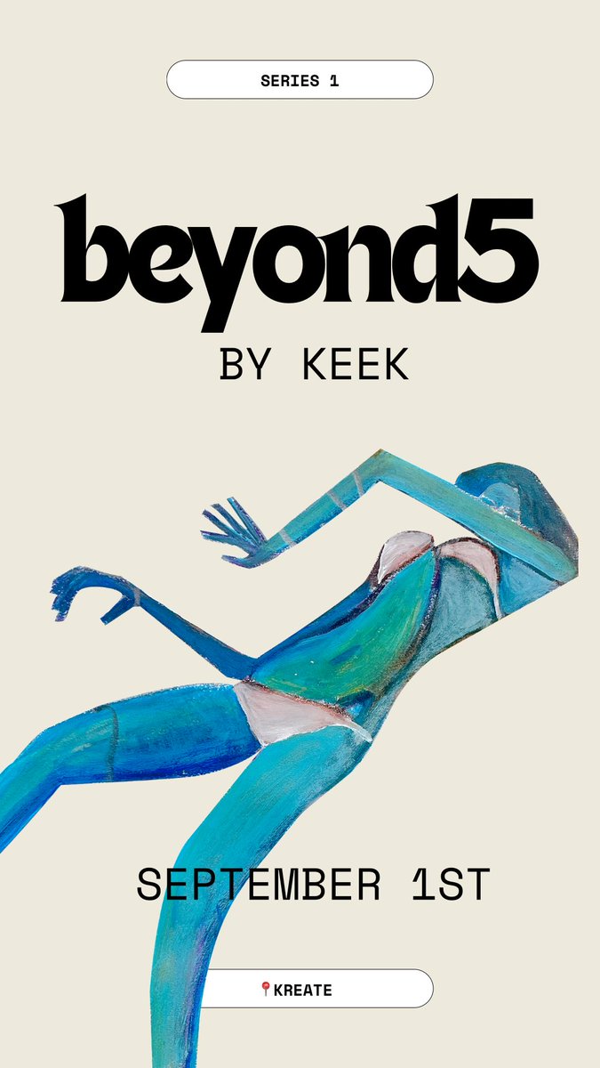 keek_art's tweet photo. #Beyond5 by Keek

Venture into the edges of human perception and uncover the marvels that await just beyond our reach.🔍🌠

Series 1 🔮
September 1, 2023 📆

12am PST / 7am UTC 

#LMNL #Kreate #Radr #Artofcardano https://t.co/E5V9zCllLX