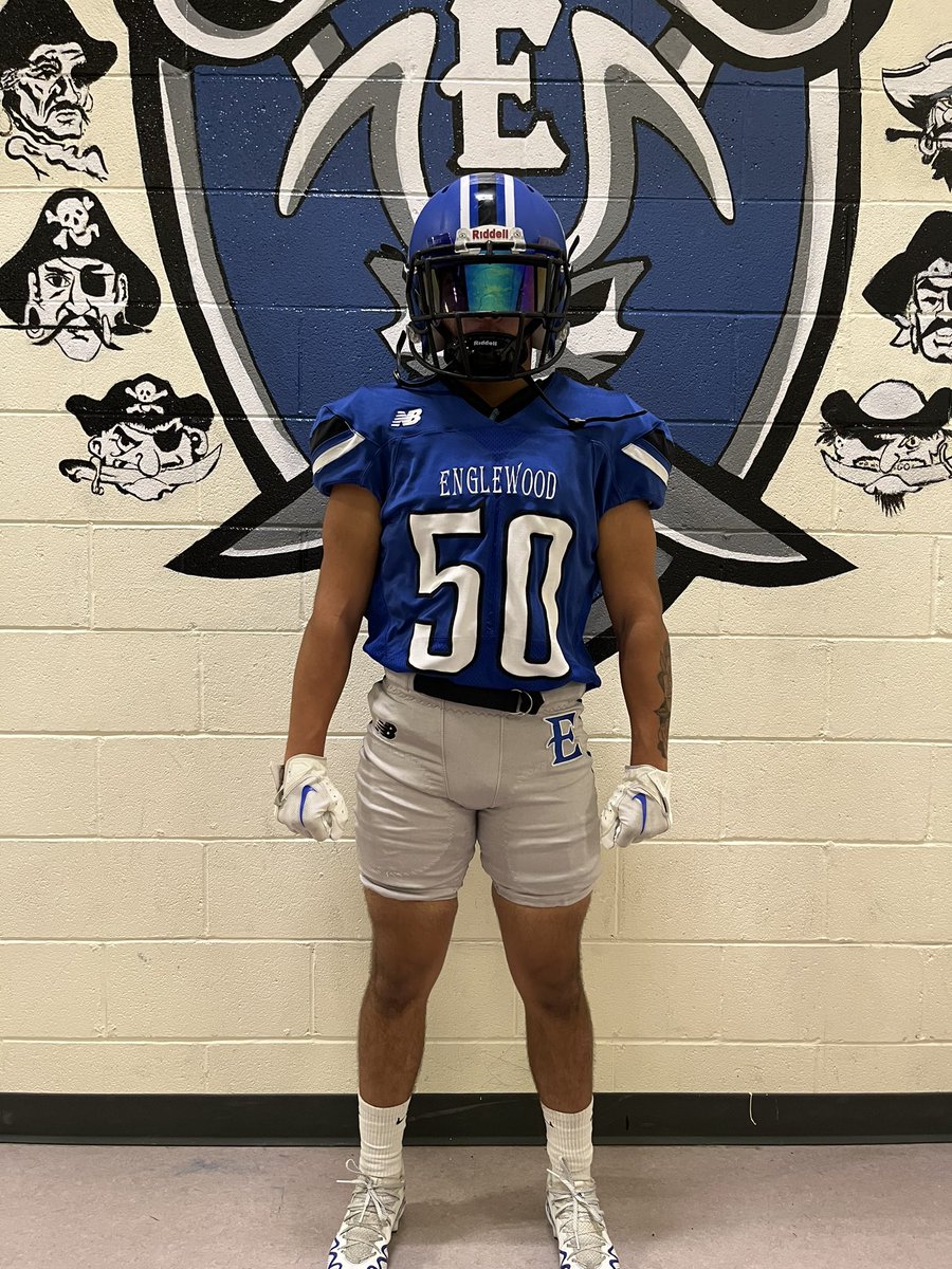 Coach_MCampbell's tweet photo. Game #1 of the 2023 season is here! Tonight the @EnglewoodHigh Pirates take on the Sheridan Rams at Randy Penn Stadium 7 pm!! Our Uniform for tonight is 🔥🔥🔥!!! https://t.co/hyjoxAhEW1