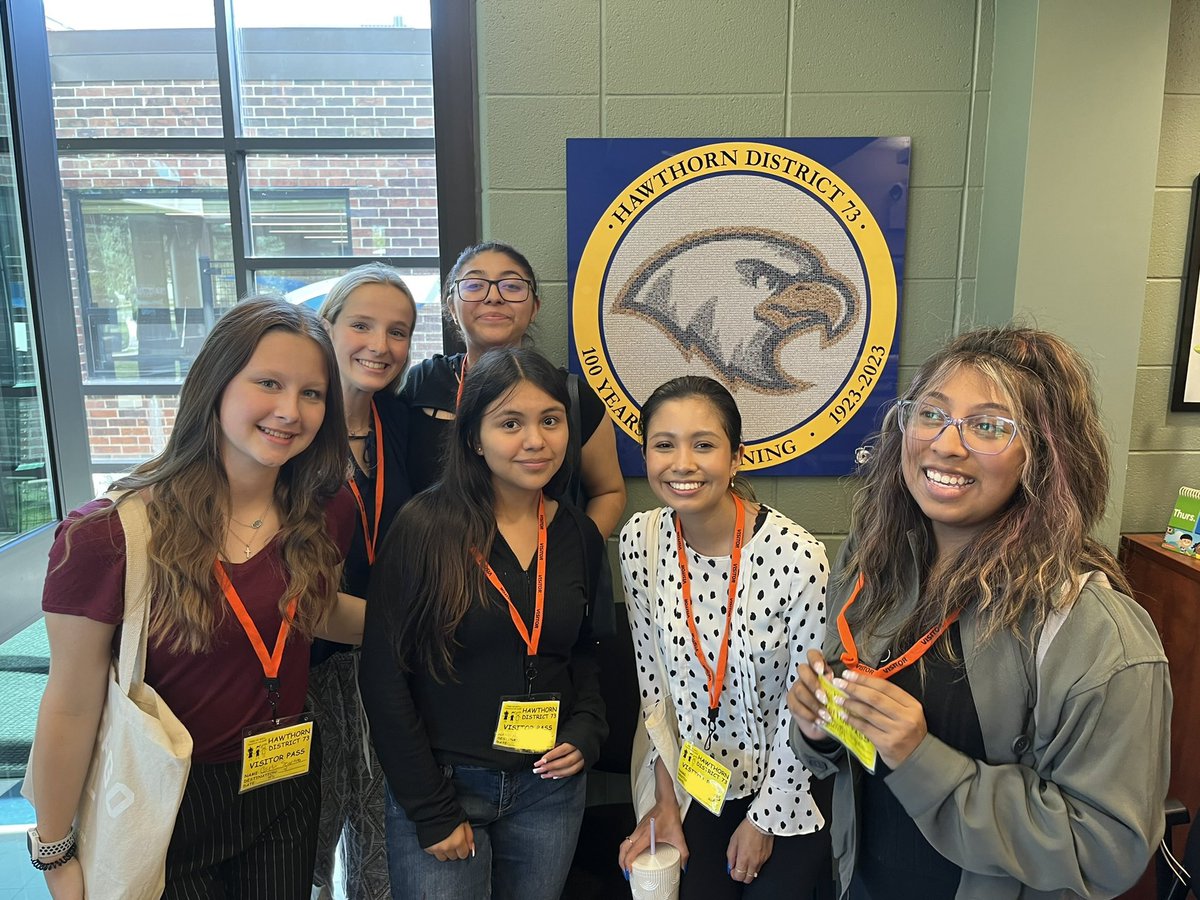 ktwaggz's tweet photo. So excited to welcome these ASPIRING teachers π©π»βπ« from Mundelein High School π€©@ElemNorthD73 @mhssupt #bettertogether #bestprofessionever https://t.co/QP9YnaMYbi