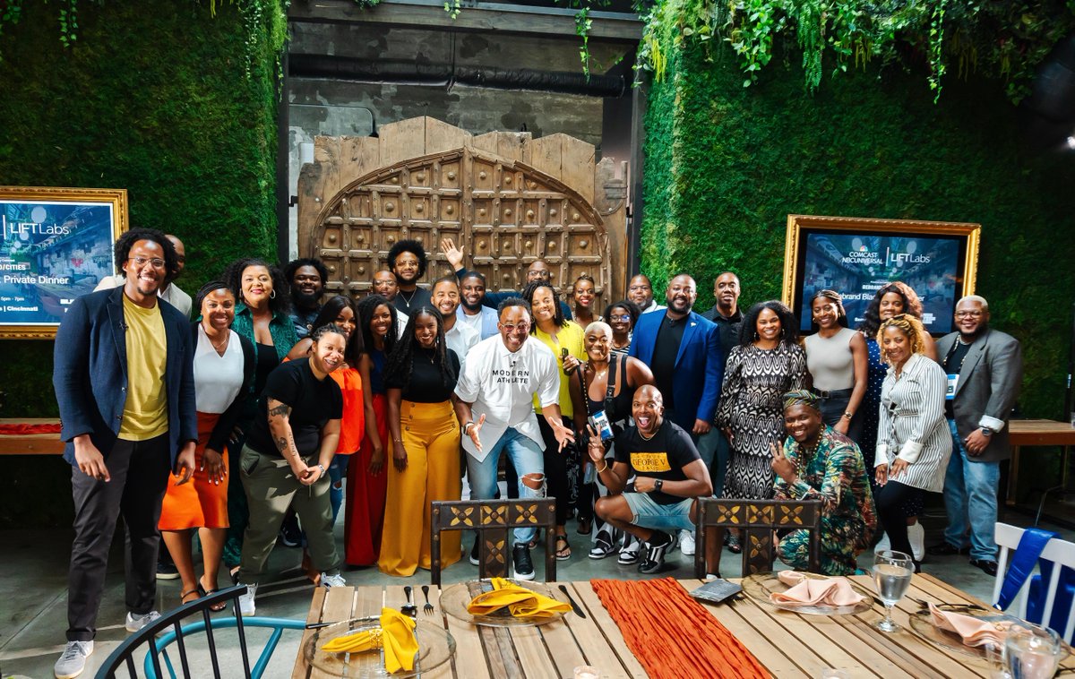 LIFT_Labs's tweet photo. #ThrowbackThursday to our time at #BlackTechWeek hosted by our partners at @lightshipfound. During the conference, we held a private dinner with founders, VCs, and corporate execs to discuss the future of generative AI with our friends at @RebrandCities. #BTW23 https://t.co/Icxn4kKU8M