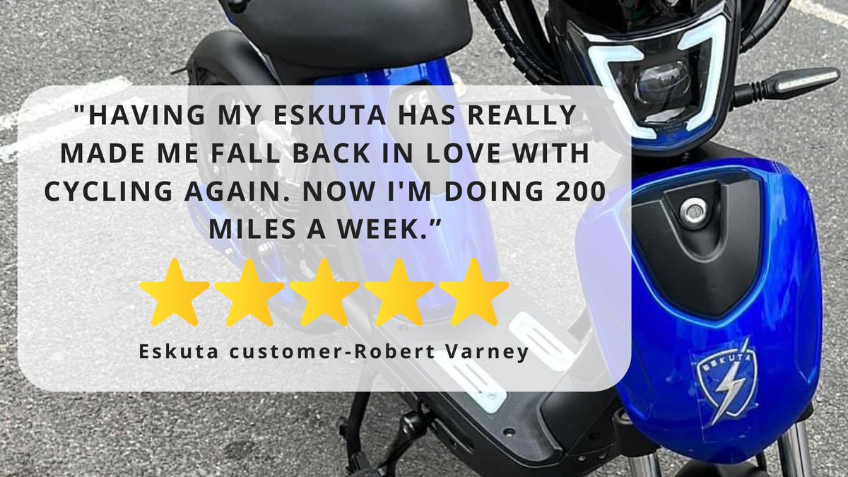 EskutaUK's tweet photo. Embracing the open road on two wheels – there's an e-bike out there for everyone's journey! 🚲⚡️
Here at Eskuta we are all about igniting the passion for two-wheel travel and making every ride a sustainable, congestion free adventure🔋 #thursdayvibes #ebikefreedom https://t.co/GgXoR7IxFw