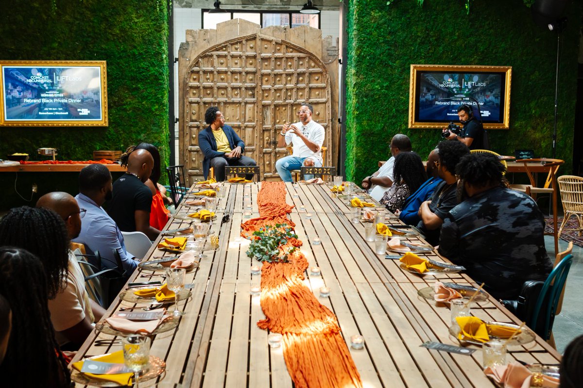 LIFT_Labs's tweet photo. #ThrowbackThursday to our time at #BlackTechWeek hosted by our partners at @lightshipfound. During the conference, we held a private dinner with founders, VCs, and corporate execs to discuss the future of generative AI with our friends at @RebrandCities. #BTW23 https://t.co/Icxn4kKU8M