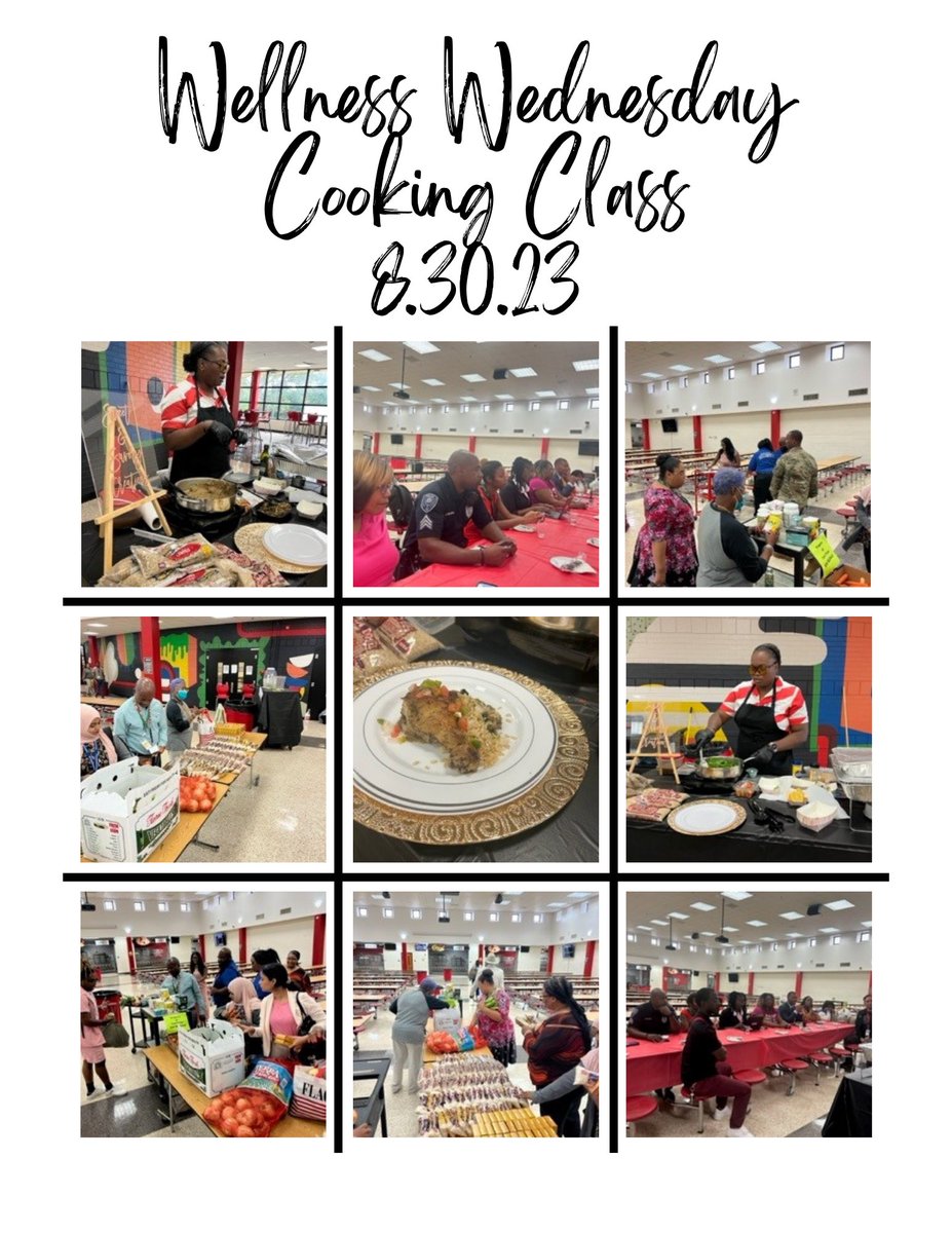 Wellness Wednesday: Next Level-  We had our partner, Chef Banks with Sweet and Savory Sweets, LLC take products from our store and show our staff how to prepare them.  AND THEN, they took the items to prepare home.  @LettMeLeadTC  <a href="/FultonCoSchools/">FultonCountySchools</a> <a href="/DrTamaraCandis/">Dr. Tamara Candis</a> <a href="/TricitiesFCS/">Bull Dog</a>
