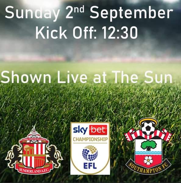 RichardAyre7's tweet image. This Saturday sees Sheffield United host Everton and Sunderland host Southampton both 12:30 Kick off, and shown live at The Sun LB, 2 minute walk from Bell Close @cambridgecityfc with pints from £2.35. What better way start you FA Cup away day? #craftunion
