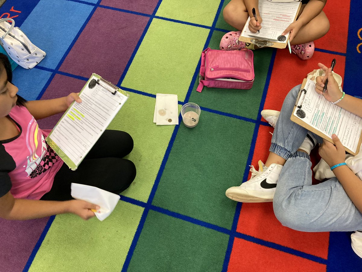 djfonseth's tweet photo. 5th graders in Mrs. Fonseth’s class get excited about science! How many drops of milk can fit on a penny? #CRESCulture #CRESConnections https://t.co/SEutRE7nLU