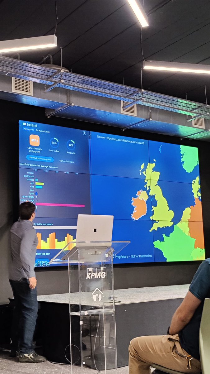 devops_galway's tweet image. We can all do more... Very informative talk on Environmentally Sustainable Software Engineering practices by Alan Carolan &amp;amp; Kark Kyck from @Liberty_IT 
#devops #devopsgalway #environment