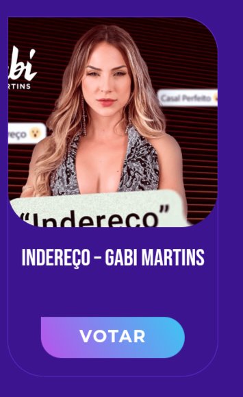 Blancacontesta's tweet photo. Vote ! 👇
#Indereco #BreakTudoAwards
https://t.co/qi63iqsunk https://t.co/OYnKMmxGgi