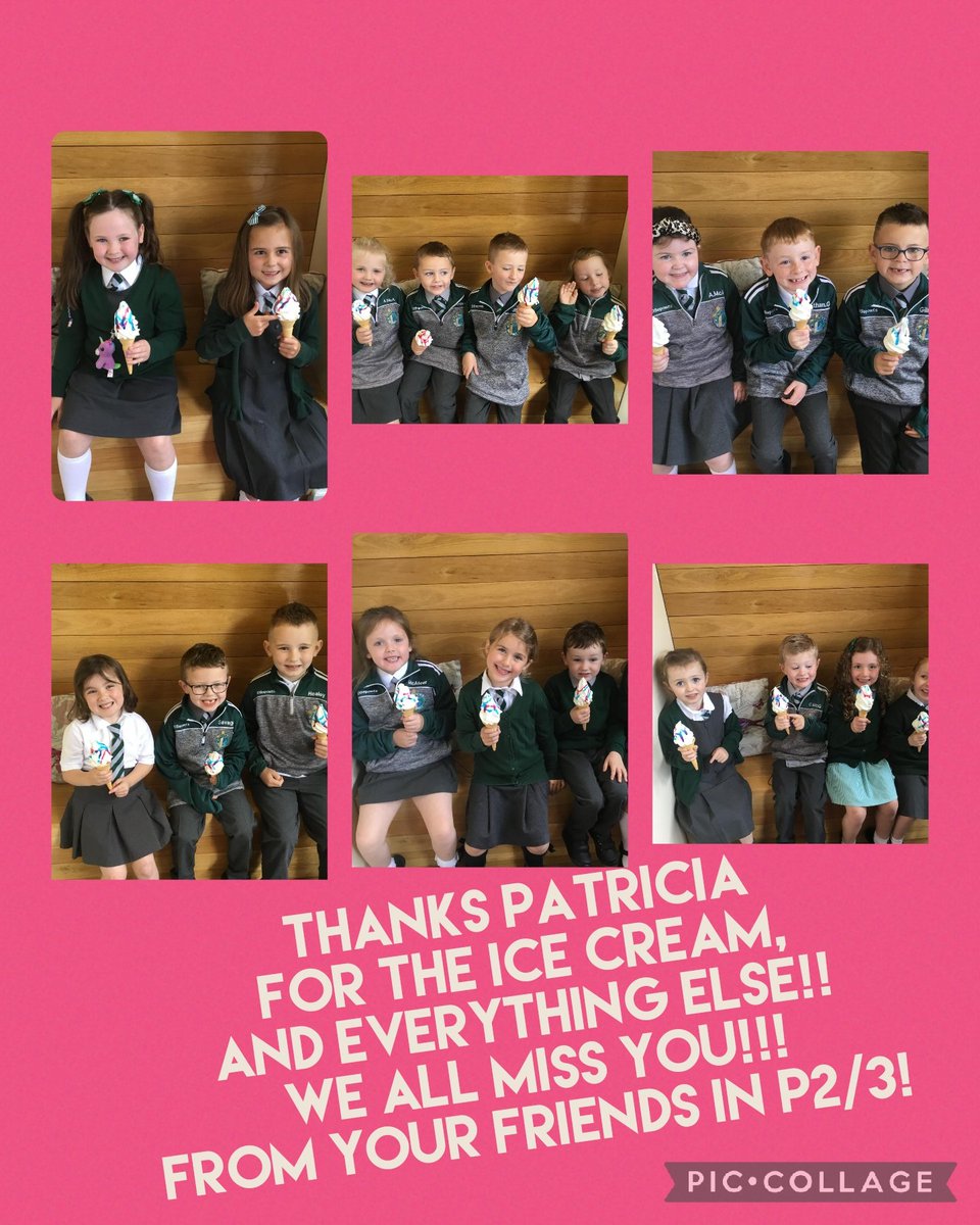 StFinnis's tweet photo. We had a lovely first day back but it just wasn't the same today without Patricia! It will take everyone here in St. Michael's quite some time to get used to life without her busy, bubbling warmth and kindness! And in true Patricia style, she spoilt us all with some ice cream!! https://t.co/a1Bg0iKItD
