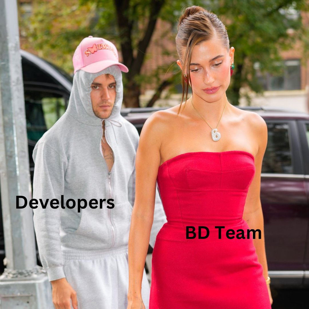 Galxe's tweet photo. If this isn’t the most accurate visualization of a Web3 Team…we don’t know what is.🧢 👠 https://t.co/jU4U5NCj6y