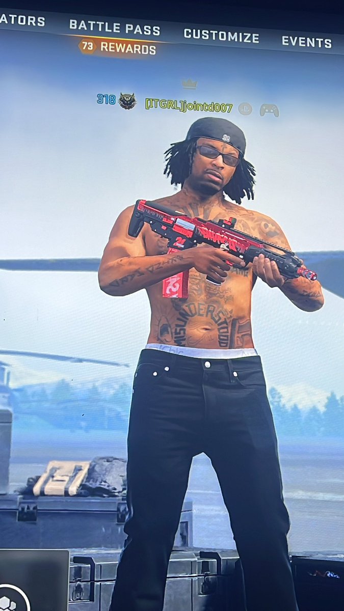 smokingg_joints's tweet photo. only thing i hate is he don’t say pussy #CallofDuty #callofdutyskin https://t.co/Enkx0AZhMl