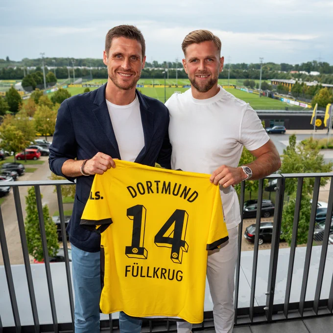 Sebastian Kehl und Niclas Füllkrug.