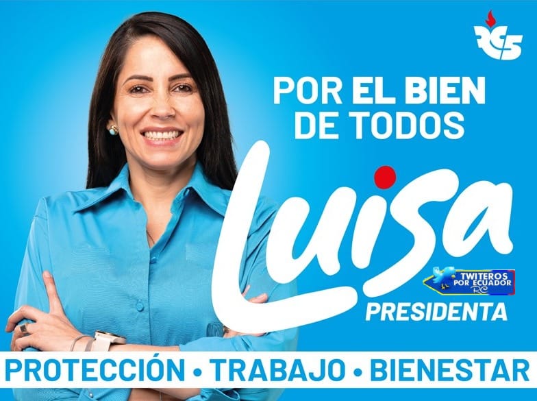 Por el futuro de nuestro país🇪🇨
#LuisaPresidenta

#TuiterosDeLaPatria #LuisAyAndrés

@MashiRafael @LuisaGonzalezEc @ecuarauz @RC5Oficial