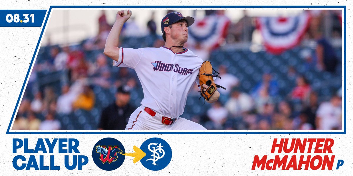 StPaulSaints's tweet photo. Hunter Becomes Huntee, @hunter3mac Promoted from @WichitaWind to St. Paul

Story: https://t.co/SiwZ6sBjJ1 https://t.co/FA8vEuzUa6