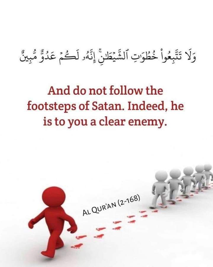 hazara_aamir's tweet photo. Shaytan is our enemy!
#Islam #Allah #God #Quran
#quranurdutranslation #Peace
#islamicremainder for #satan
#shaytan #satanic #devil #EvilThing https://t.co/iC0gv1cHG7